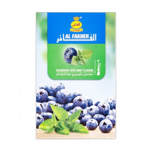 Табак для кальяна Al Fakher Blueberry with Mint (Черника Мята) - 50 грамм