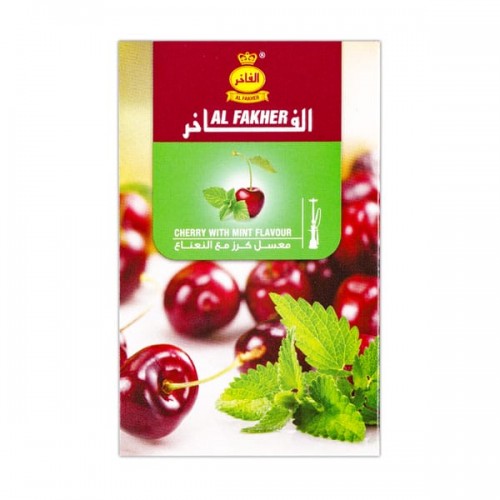 Табак для кальяна Al Fakher Cherry with Mint (Вишня с Мятой) - 50 грамм