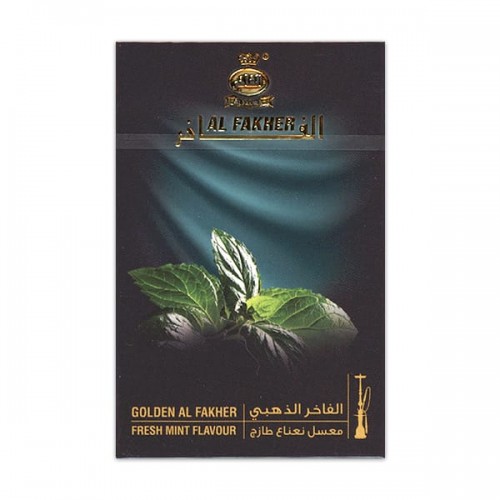 Табак для кальяна Al Fakher Golden Fresh Mint (Голден Фреш Мята) - 50 грамм