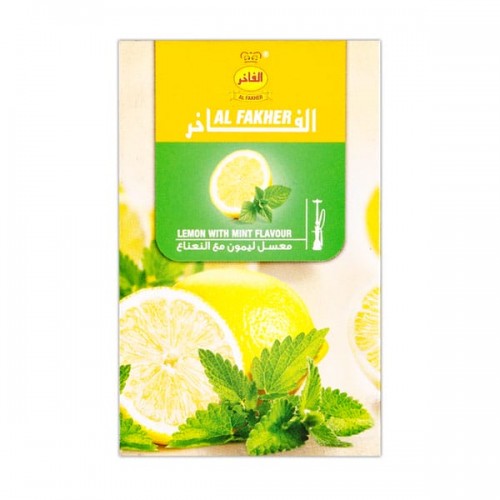 Табак для кальяна Al Fakher Lemon with Mint (Лимон с Мятой) - 50 грамм