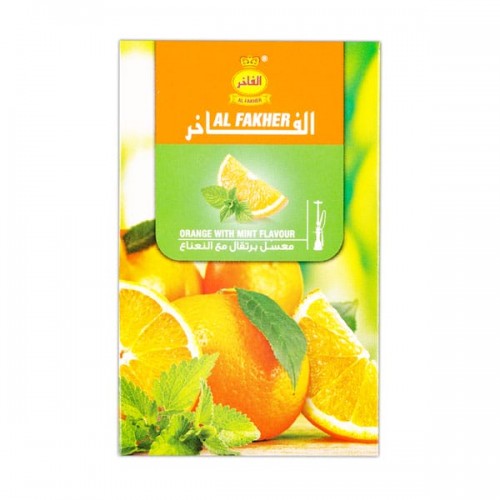 Табак для кальяна Al Fakher Orange with Mint (Апельсин с Мятой) - 50 грамм