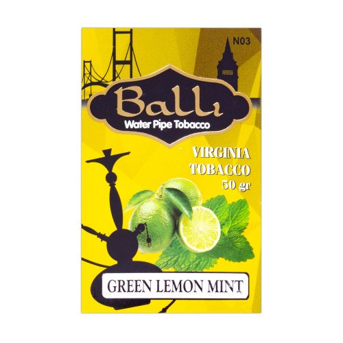 Табак Balli Green Lemon Mint (Зеленый Лимон Мята) - 50 грамм
