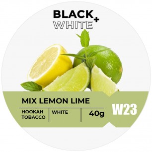 Табак Black & White W23 Mix Lemon Lime (Лимон Лайм) - 40 грамм