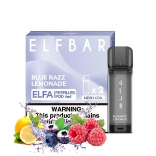 Картридж Elf Bar Elfa Blue Razz Lemonade (Блю Разз Лимонад) 2мл - 1 шт