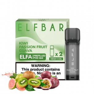 Картридж Elf Bar Elfa Kiwi Passion Fruit Guava (Киви Маракуйя Гуава) 2мл - 1 шт 