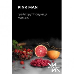 Табак Blacksmok Pink Man (Грейпфрут Клубника Малина) - 100 грамм