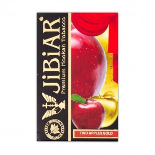 Табак Jibiar Two Apples Gold (Двойное Яблоко Голд) - 50 грамм