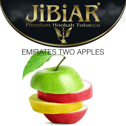 Табак Jibiar Emirates Two Apples (Эмирейтс Двойное Яблоко) - 100 грамм