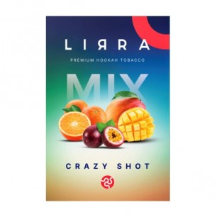 Табак Lirra Crazy Shot (Апельсин Манго Маракуйя) - 50 грамм