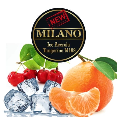Табак Milano Ice Acerola Tangerine М109 (Лед Ацерола Мандарин) - 50 грамм