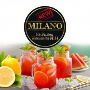 Табак Milano Ice Passion Watermelon M114 (Лед Маракуйя Арбуз) - 50 грамм