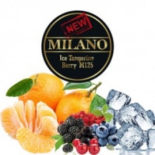 Табак Milano Ice Tangerine Berry Twist M125 (Лед Мандарин Ягоды) - 50 грамм
