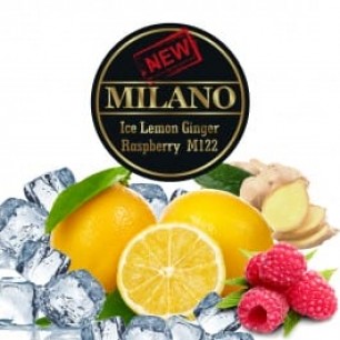 Табак Milano Ice Lemon Ginger Raspberry M122 (Лед Лимон Имбирь Малина) - 50 грамм