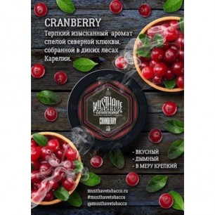 Табак Must Have Cranberry (Клюква) - 25 грамм