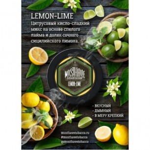 Табак Must Have Lemon Lime (Лимон Лайм) - 25грамм
