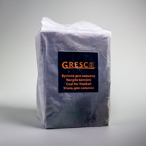 Уголь ореховый Gresco 1кг (72 шт) без коробки