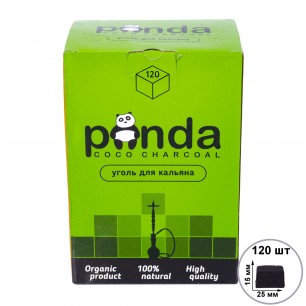 Уголь кокосовый Panda Green 1кг (120 шт)