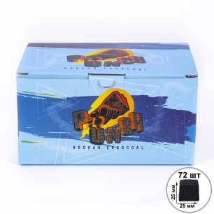 Уголь Кокосовый Crown Punch 1кг (72 шт)