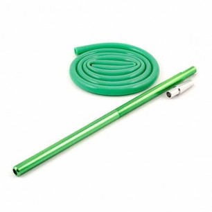Cиликоновый шланг AMY DeLuxe Aluminium Long (Зеленый Цвет)