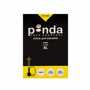 Уголь кокосовый Panda Black 1кг (72 шт)