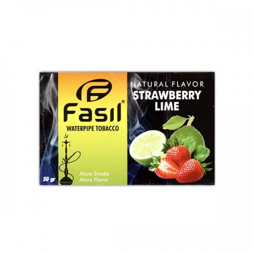 Табак для кальяна Fasil Strawberry Lime (Клубника Лайм) - 50 грамм