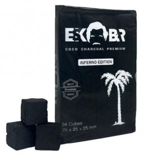 Уголь кокосовый Escobar Inferno Edition 24 шт