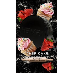Табак Heven Chef Cake (Клубничный Кекс) - 100 грамм