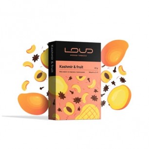 Табак Loud Kashmir Fruits (Манго Персик Пряности) - 40 грамм	