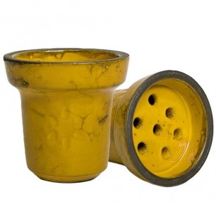 Чаша для кальяна Splash Glaze Yellow