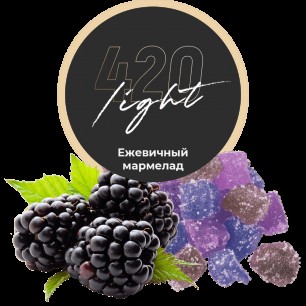 Табак 420 Light Ежевичный Мармелад - 100 грамм