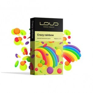 Табак Loud Crazy Rainbow (Киви Малина) - 100 грамм