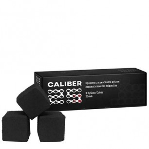 Уголь кокосовый Caliber 3 шт