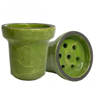 Чаша для кальяна Splash Glaze Green